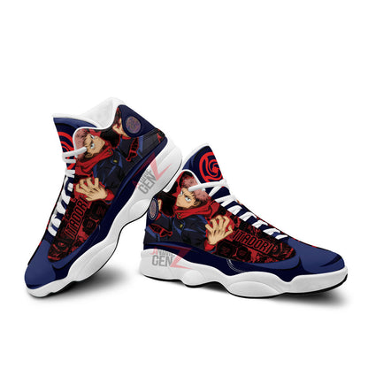 Yuji Itadori x Sukuna Air Jordan 13 Jujutsu Kaisen Custom Anime Shoes