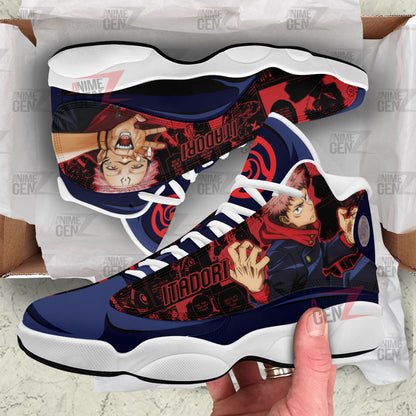 Yuji Itadori x Sukuna Air Jordan 13 Jujutsu Kaisen Custom Anime Shoes