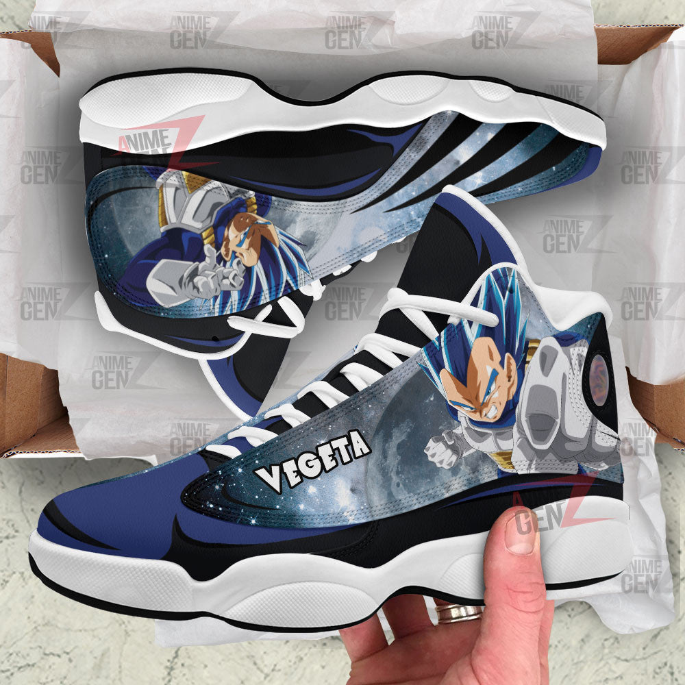 Dragon Ball Super Saiyan Vegeta Air Jordan 13 Sneakers Custom Anime Shoes