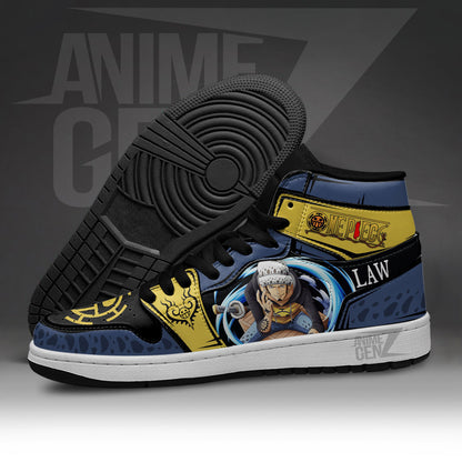 One Piece Trafalgar D. Water Law JD Sneakers Custom Anime Shoes