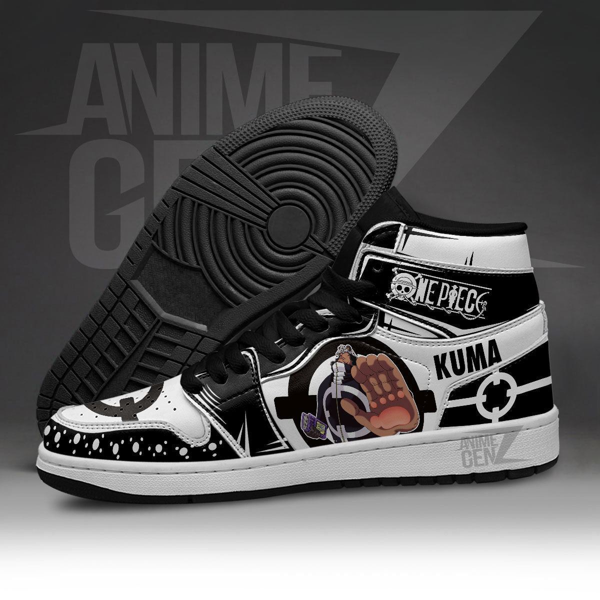 One Piece Bartholomew Kuma JD Sneakers Custom Anime Shoes