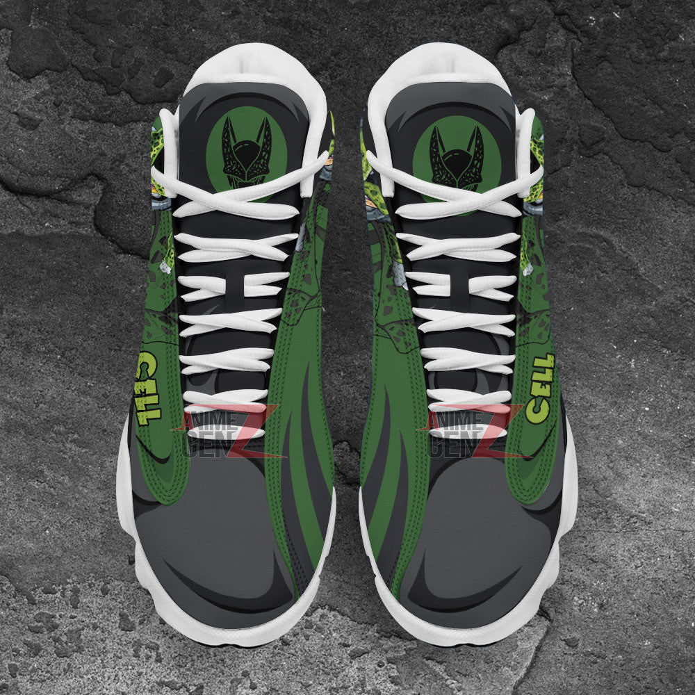 Dragon Ball Cell Air Jordan 13 Sneakers Custom Anime Shoes