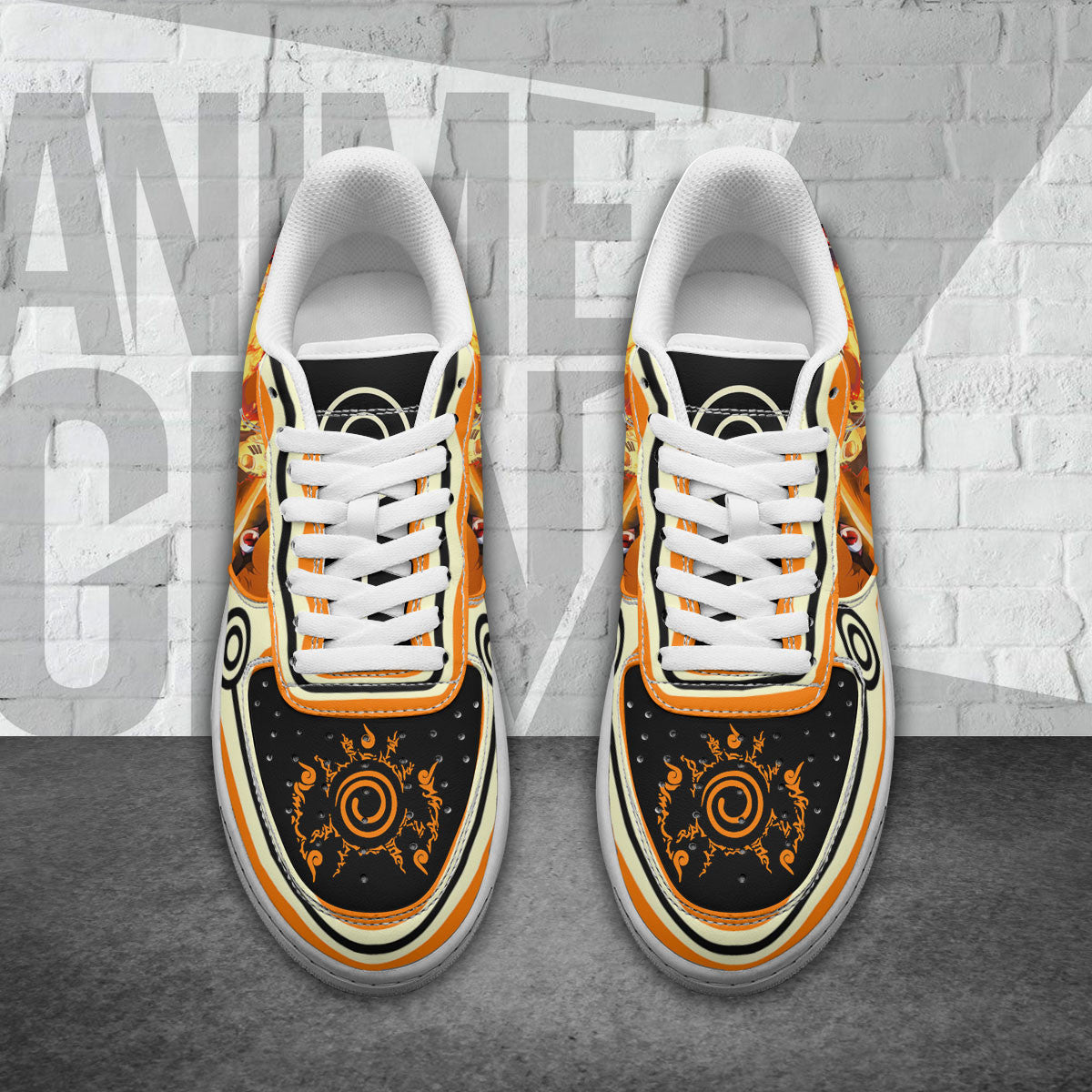 Naruto Bijuu Mode AirSneakers Custom Anime Shoes