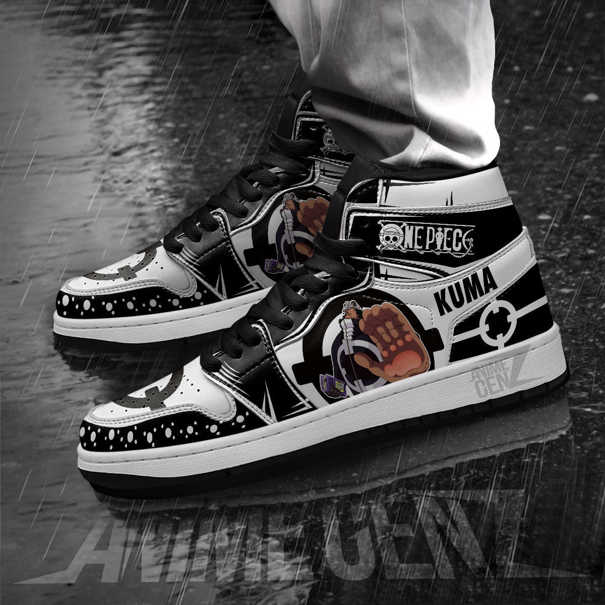 One Piece Bartholomew Kuma JD Sneakers Custom Anime Shoes