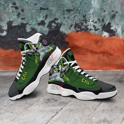 Dragon Ball Cell Air Jordan 13 Sneakers Custom Anime Shoes