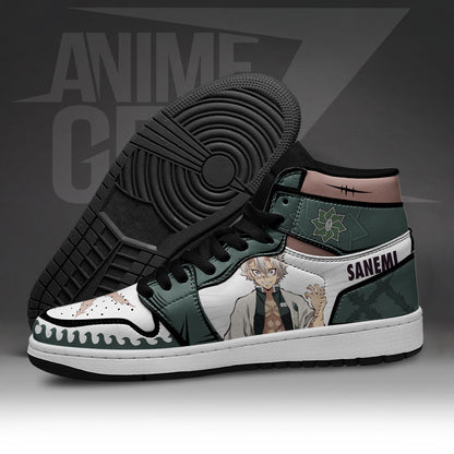 Demon Slayers Sanemi Shinazugawa JD Sneakers Custom Anime Shoes