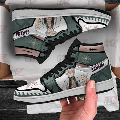 Demon Slayers Sanemi Shinazugawa JD Sneakers Custom Anime Shoes