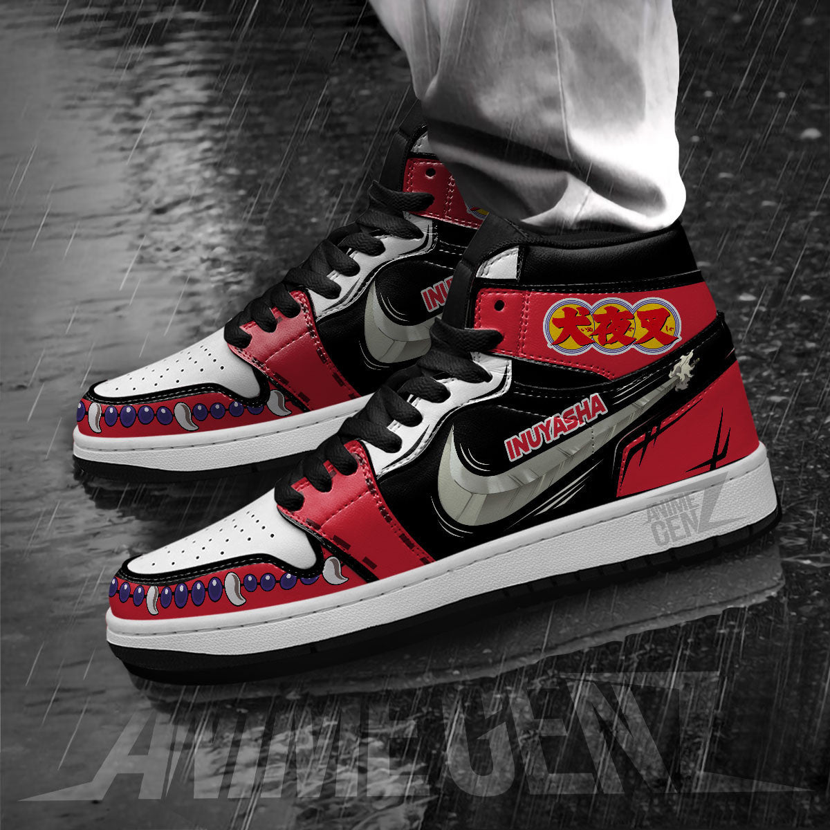 Inuyasha JD Sneakers Inuyasha Custom Anime Shoes