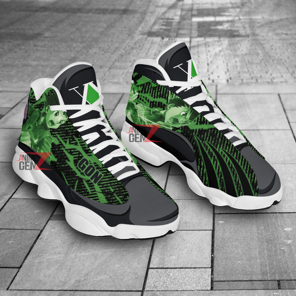 Hunter x Hunter Air Jordan 13 Sneakers Custom Gon Freecss Anime Shoes