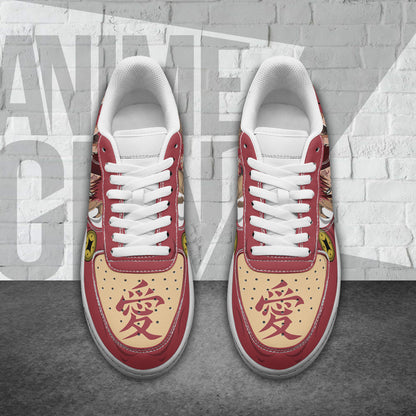 Naruto Gaara Air Sneakers Custom Anime Shoes