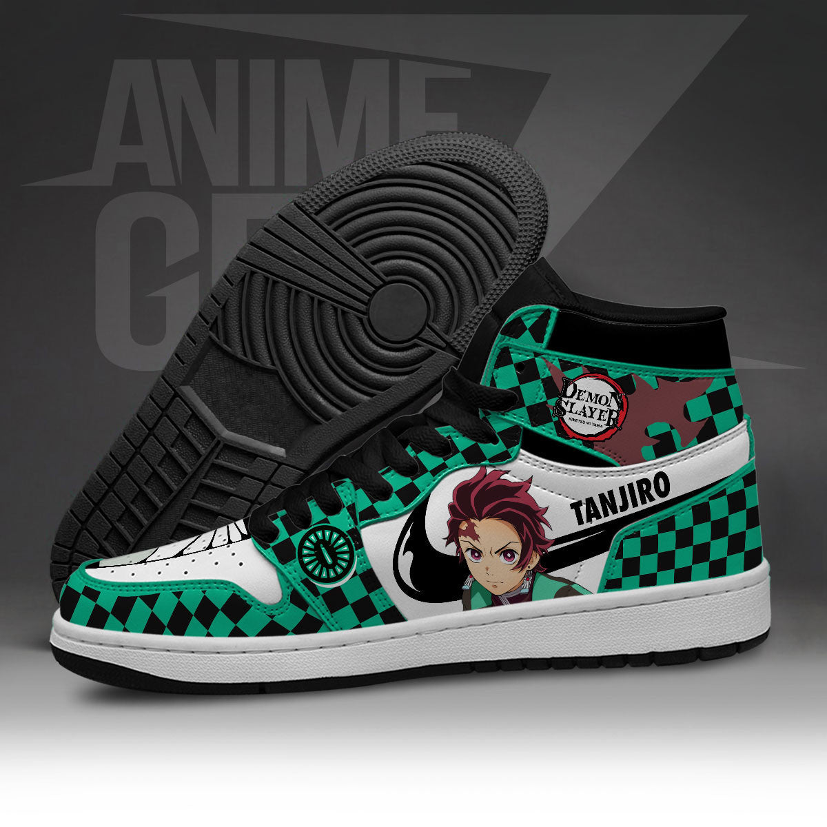 Demon Slayer JD Sneakers Tanjiro Custom Anime Shoes