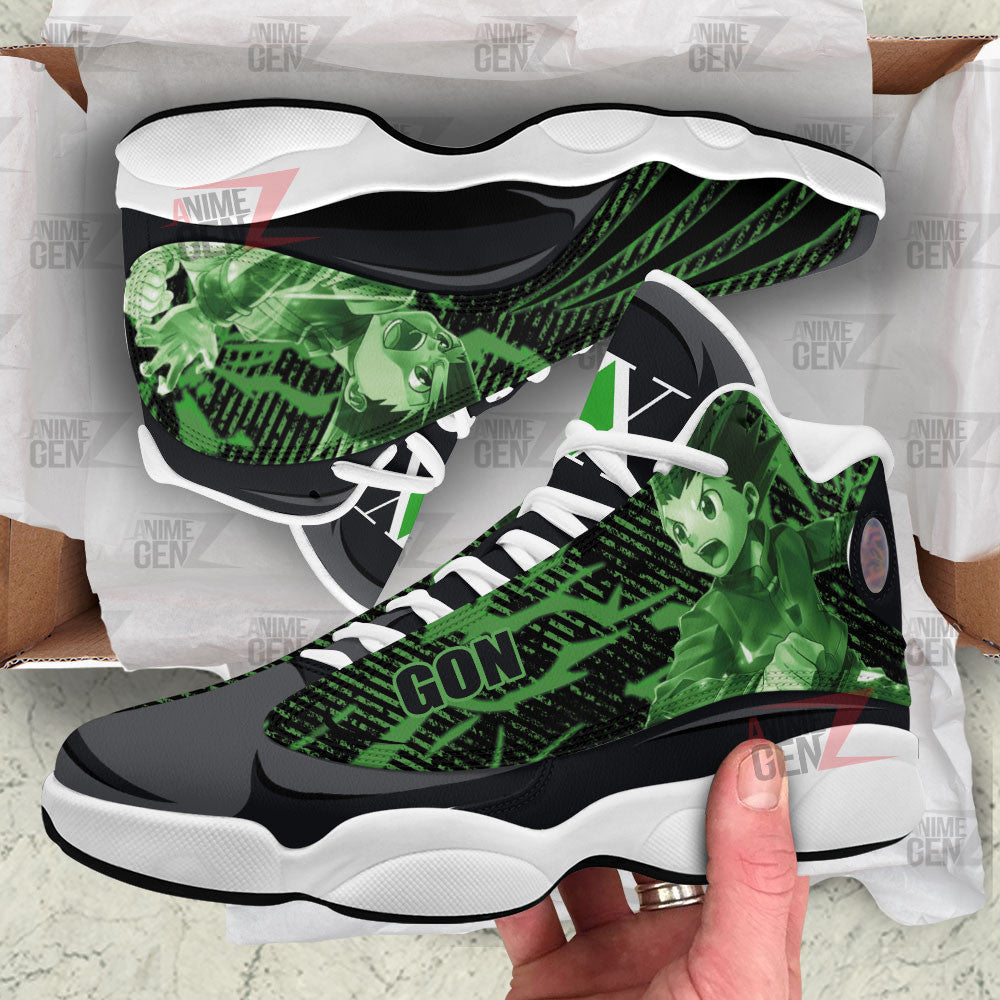 Hunter x Hunter Air Jordan 13 Sneakers Custom Gon Freecss Anime Shoes