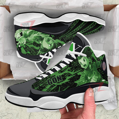 Hunter x Hunter Air Jordan 13 Sneakers Custom Gon Freecss Anime Shoes