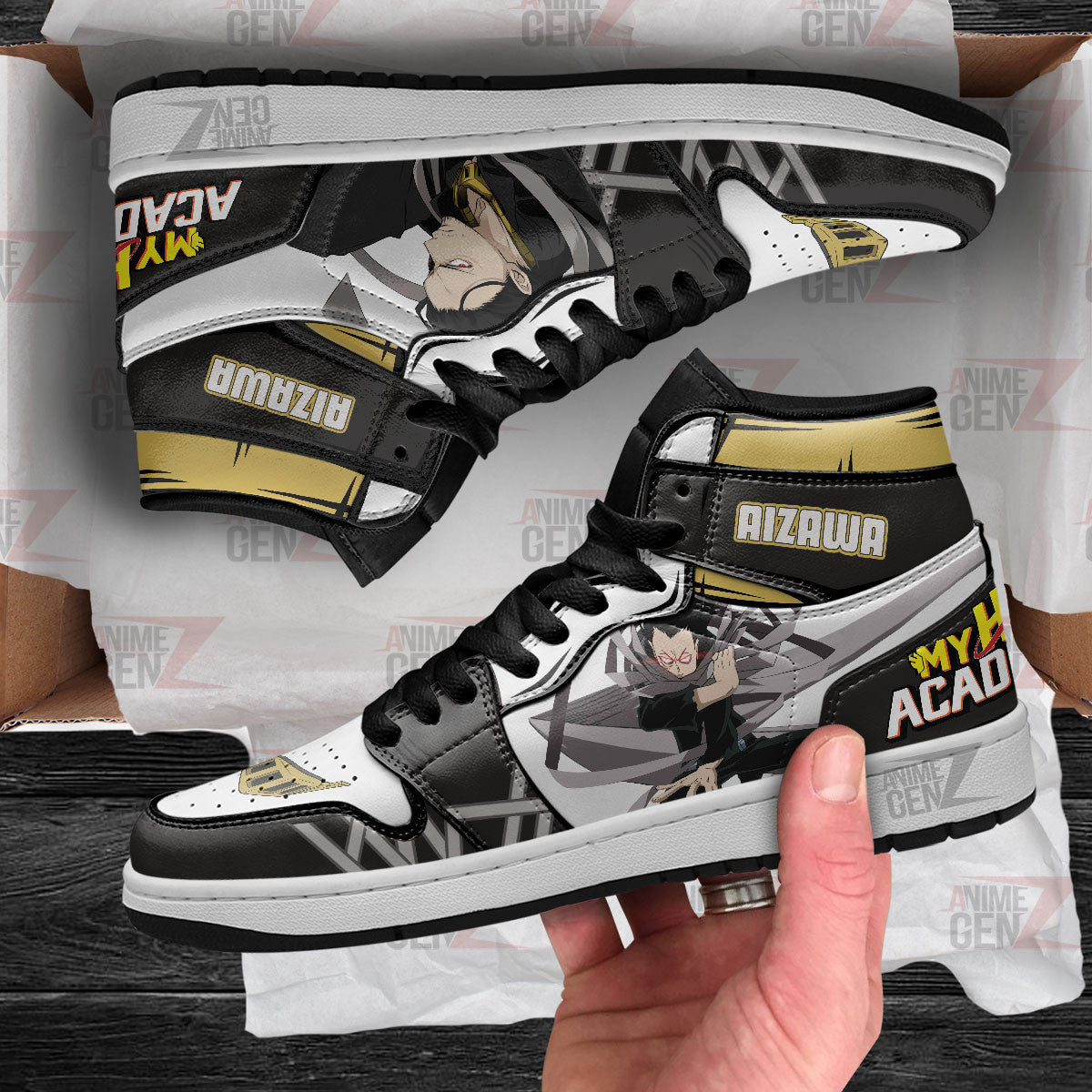 Shota Aizawa JD Sneakers Custom Anime My Hero Academia Shoes