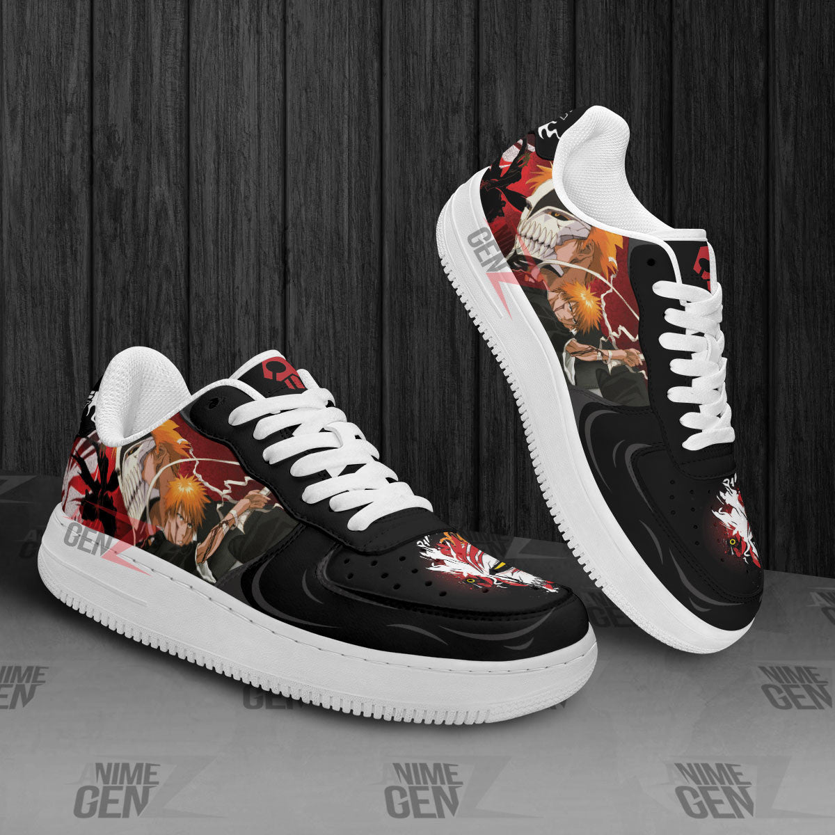 Kurosaki Ichigo Hollow Air Sneakers Bleach Custom Anime Shoes