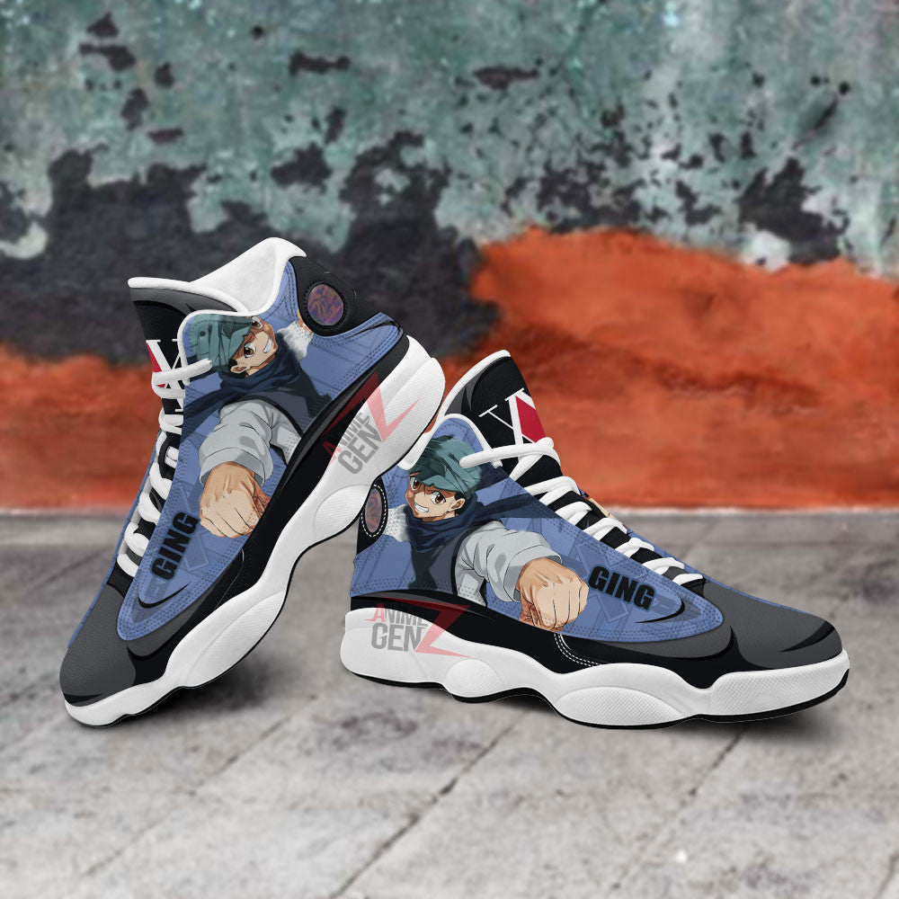x Hunter JD 13 Sneakers Custom Ging Freecss Anime Shoes
