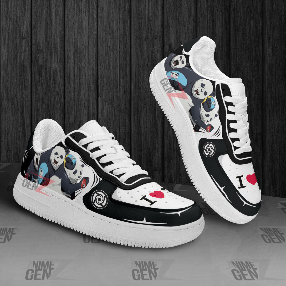 Jujutsu Kaisen Panda Air Sneakers Custom Anime Shoes