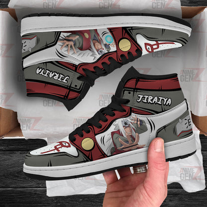 Naruto Anime JD Sneakers Jiraiya Custom Anime Shoes