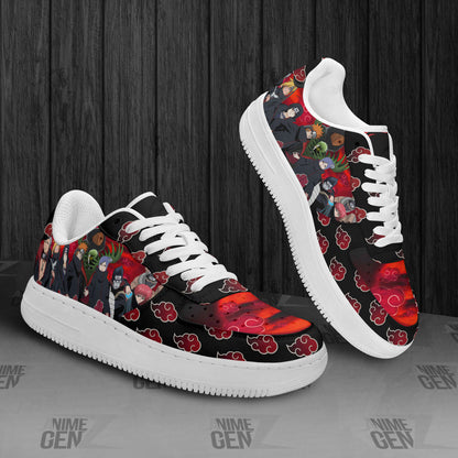 Naruto Akatsuki Air Sneakers Custom Anime Shoes