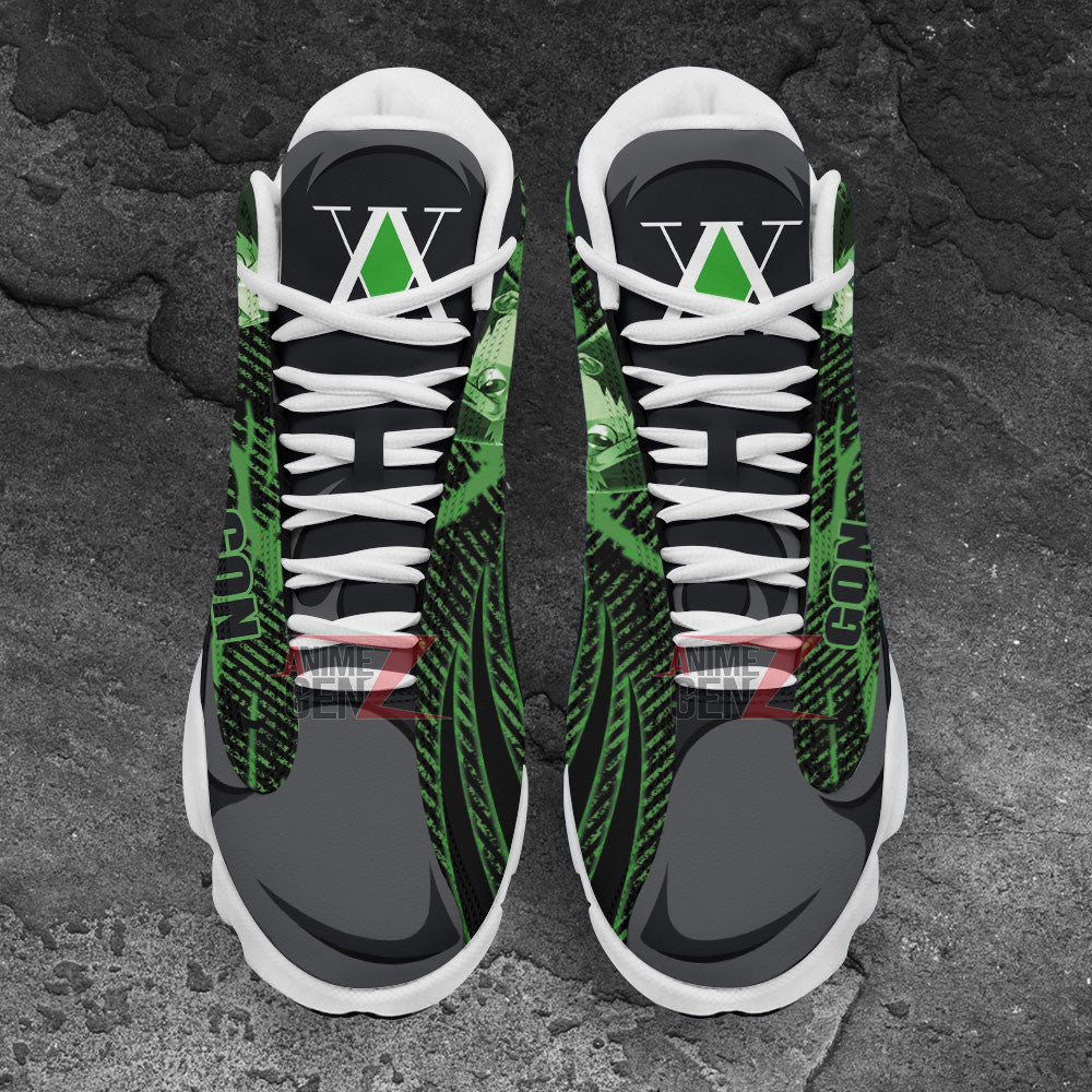 Hunter x Hunter Air Jordan 13 Sneakers Custom Gon Freecss Anime Shoes