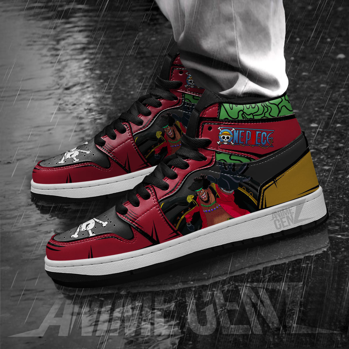 One Piece Marshall D. Teach JD Sneakers Custom Anime Shoes