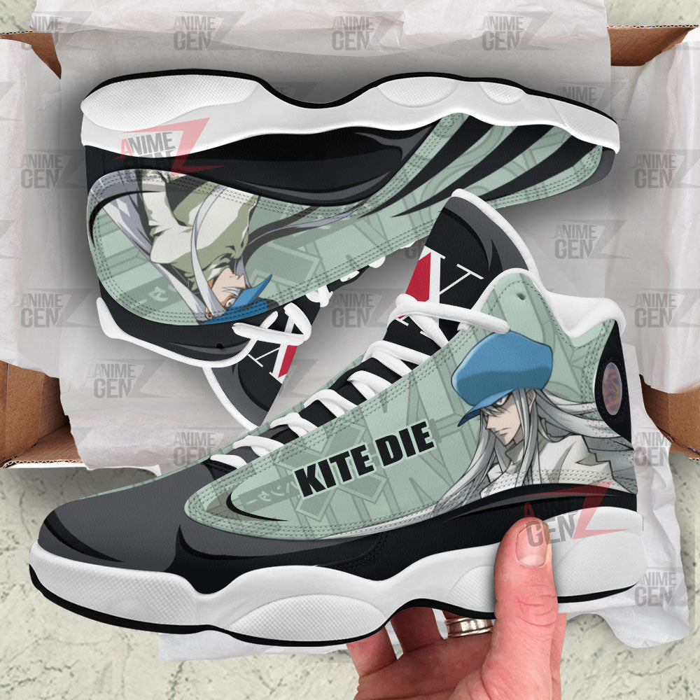 Hunter x Hunter Kite Die Air Jordan 13 Sneakers Custom Anime Shoes