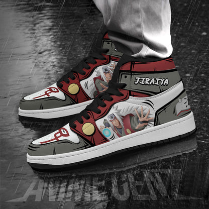 Naruto Anime JD Sneakers Jiraiya Custom Anime Shoes