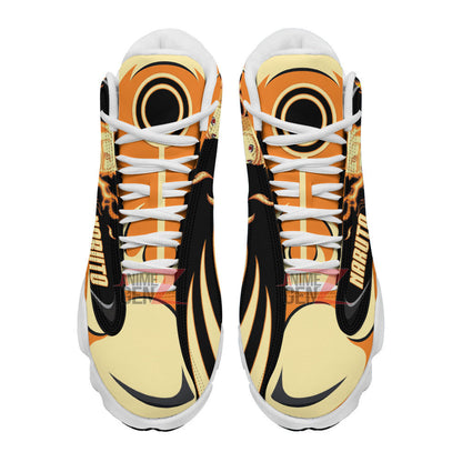 Naruto Bijuu Mode Anime Air Jordan 13 Sneakers Custom Anime Shoes