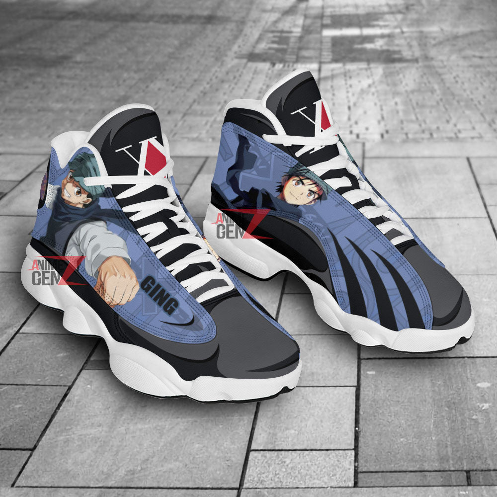 x Hunter JD 13 Sneakers Custom Ging Freecss Anime Shoes