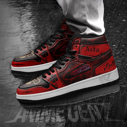 Black Clover Asta JD Sneakers Custom Anime Shoes