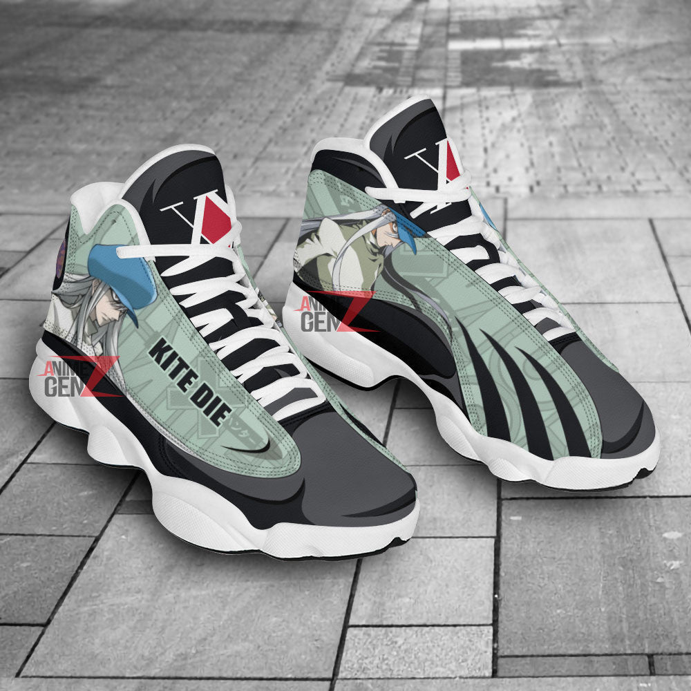Hunter x Hunter Kite Die Air Jordan 13 Sneakers Custom Anime Shoes