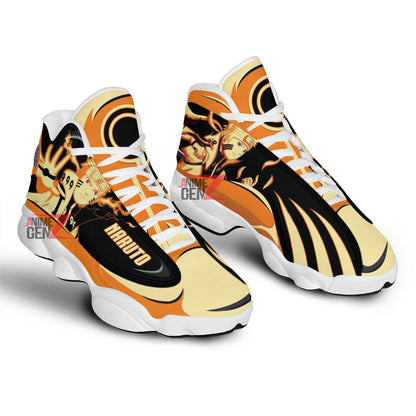 Naruto Bijuu Mode Anime Air Jordan 13 Sneakers Custom Anime Shoes