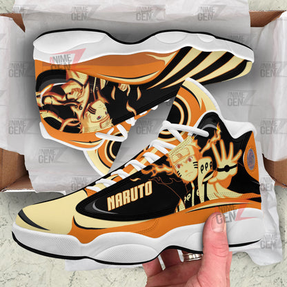 Naruto Bijuu Mode Anime Air Jordan 13 Sneakers Custom Anime Shoes