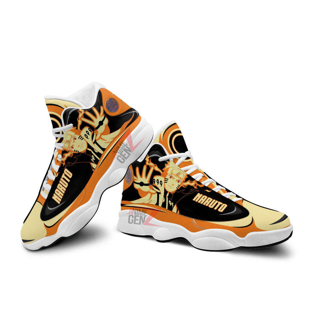 Naruto Bijuu Mode Anime Air Jordan 13 Sneakers Custom Anime Shoes