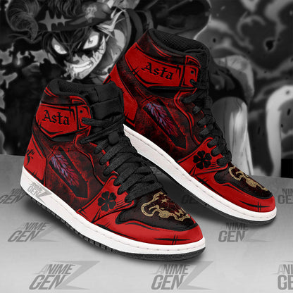 Black Clover Asta JD Sneakers Custom Anime Shoes