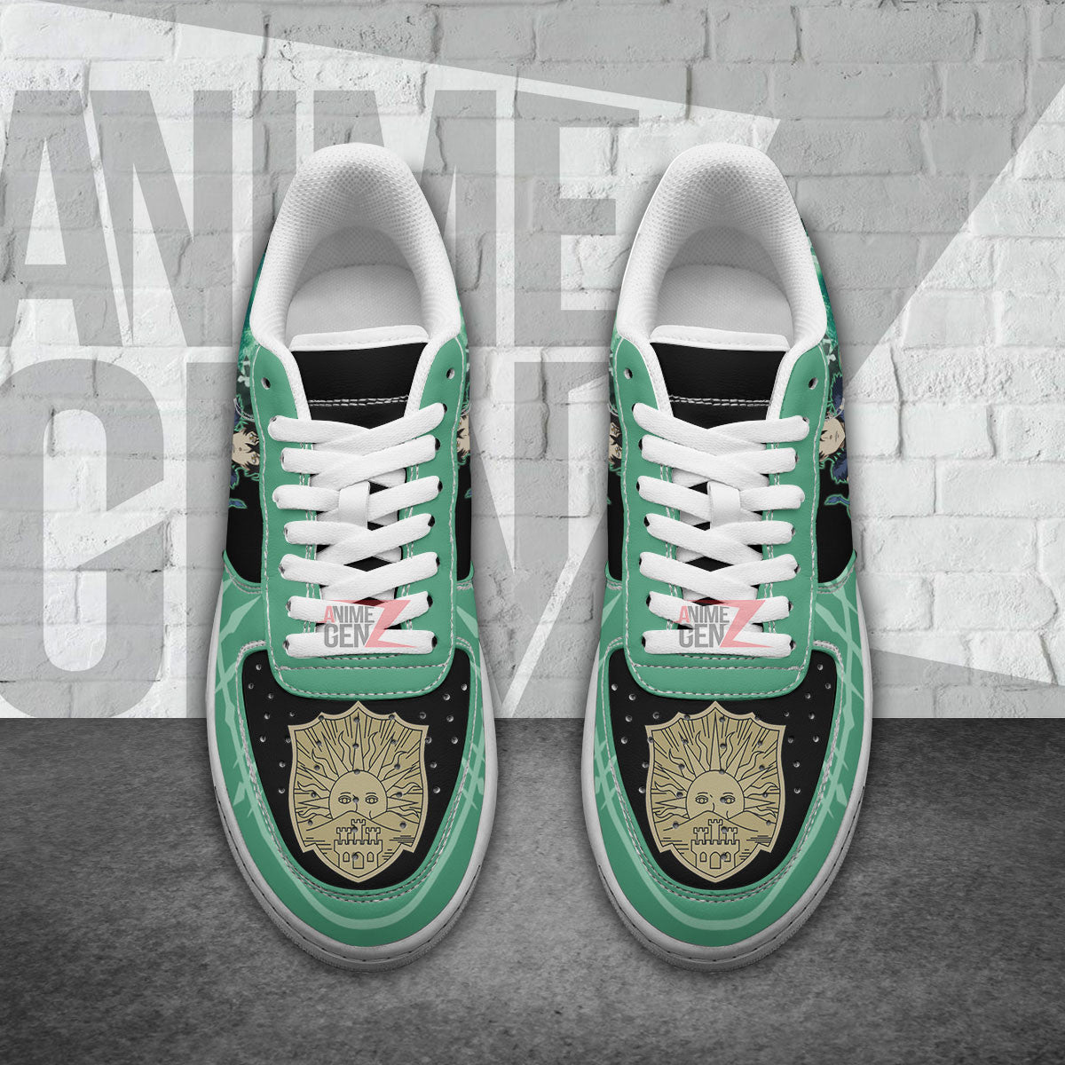 Black Clover Yuno Air Sneakers Custom Anime Shoes