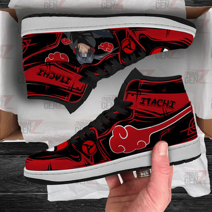 Naruto Akatsuki JD Sneakers Itachi Uchiha Custom Anime Shoes