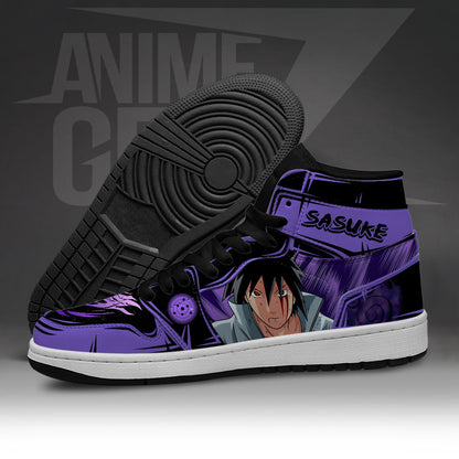 Naruto JD Sneakers Uchiha Sasuke Susanoo Custom Anime Shoes