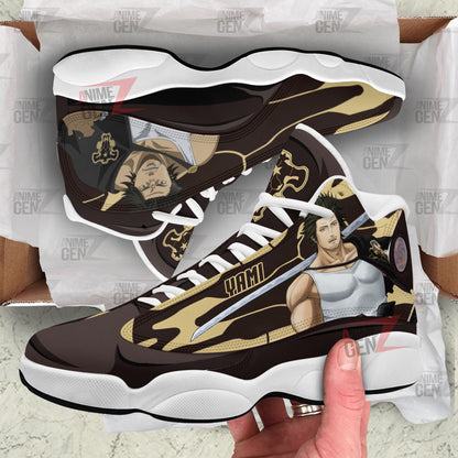 Black Clover Air Jordan 13 Sneakers Yami Sukehiro Black Bull Custom Anime Shoes