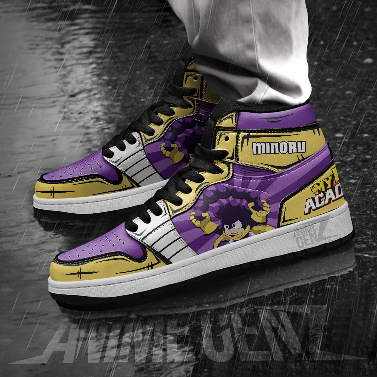 BNHA Minoru Mineta JD Sneakers Custom Anime My Hero Academia Shoes