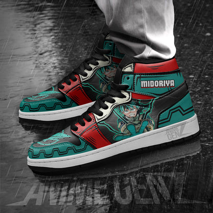 BNHA Midoriya Izuku JD Sneakers Custom Anime My Hero Academia Shoes