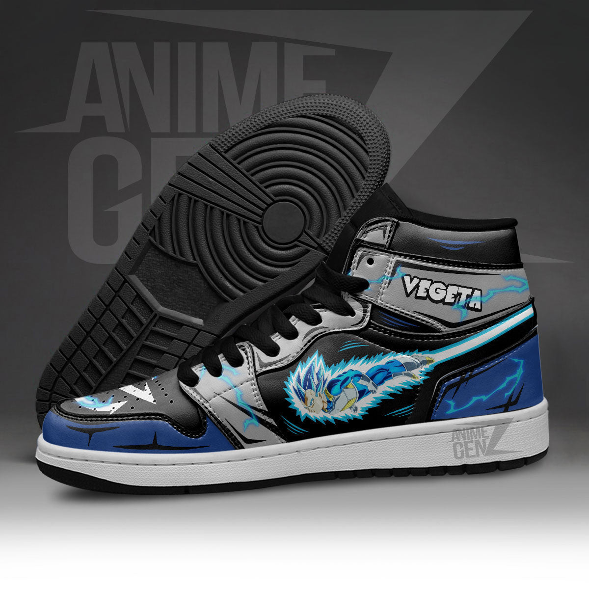 Dragon Ball Vegeta Flying JD Sneakers Custom Anime Shoes