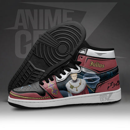 Julius Novachrono JD Sneakers Black Clover Custom Anime Shoes