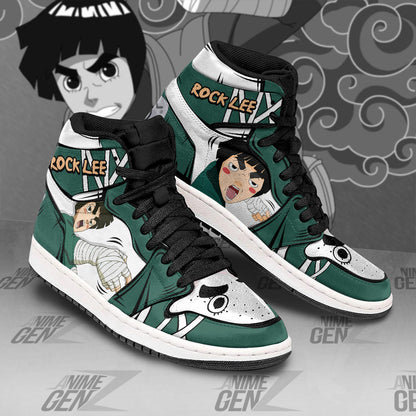 Naruto Anime JD Sneakers Rock Lee Custom Anime Shoes