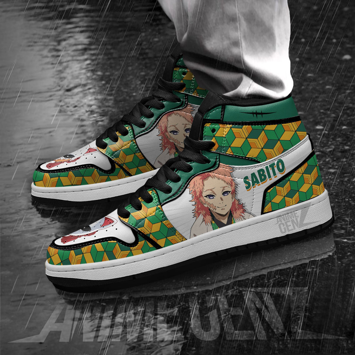 Demon Slayers Sabito JD Sneakers Custom Anime Shoes