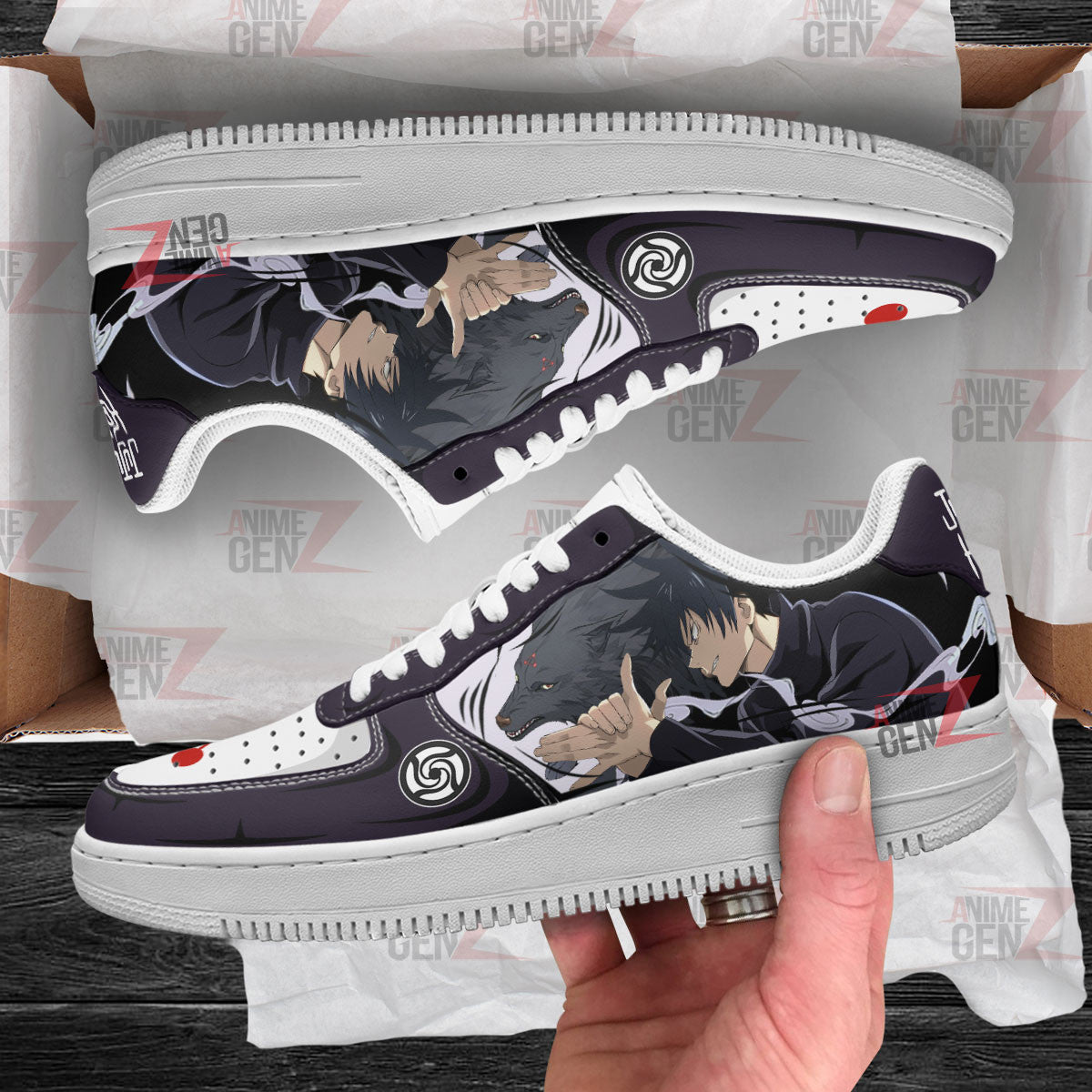 Jujutsu Kaisen Megumi Air Sneakers Custom Anime Shoes
