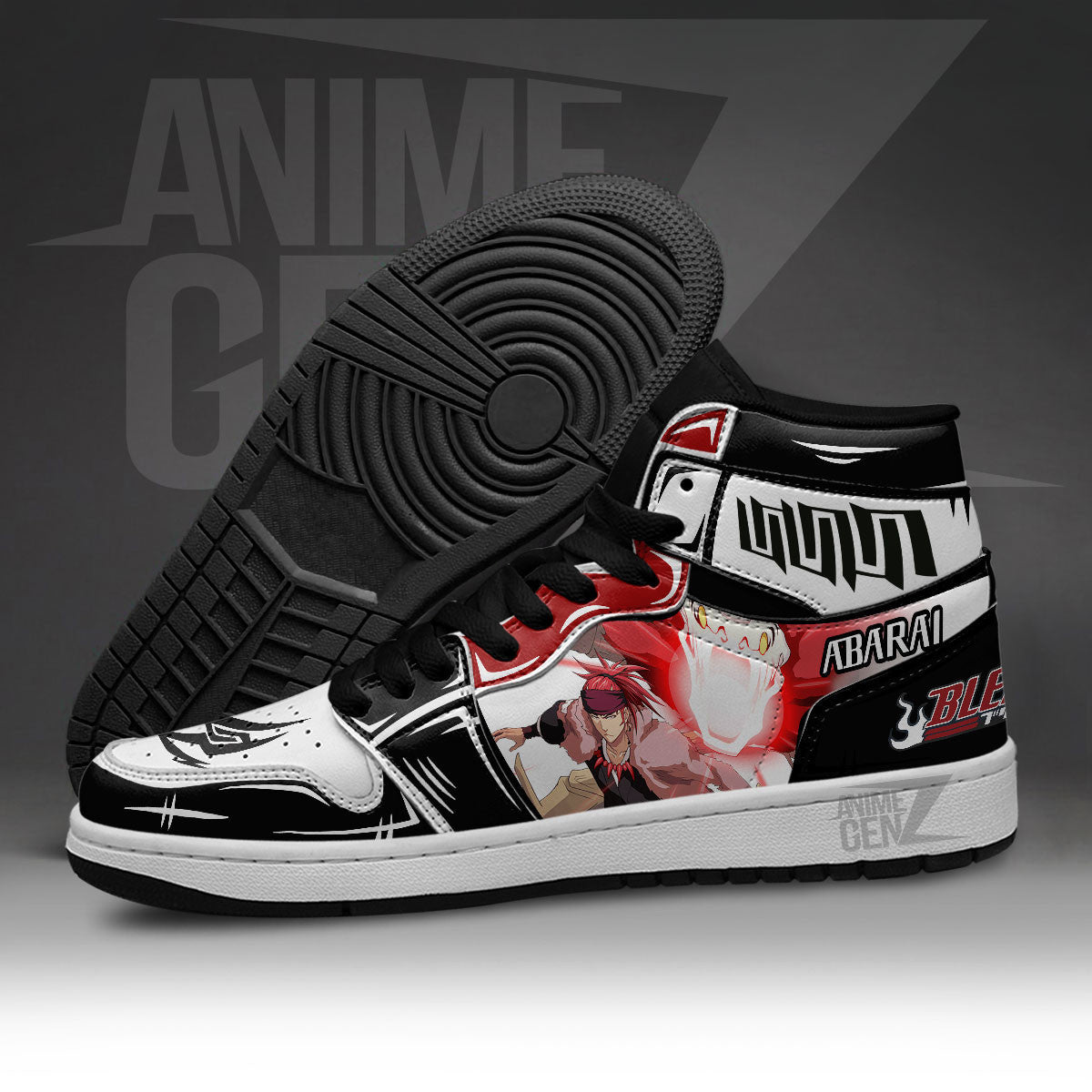 Bleach Renji Abarai JD Sneakers Kisuke Urahara Custom Anime Shoes