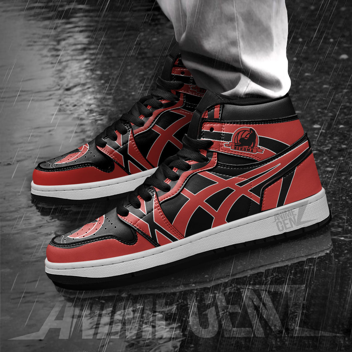 Haikyuu Nekoma Team JD Sneakers Custom Anime Shoes