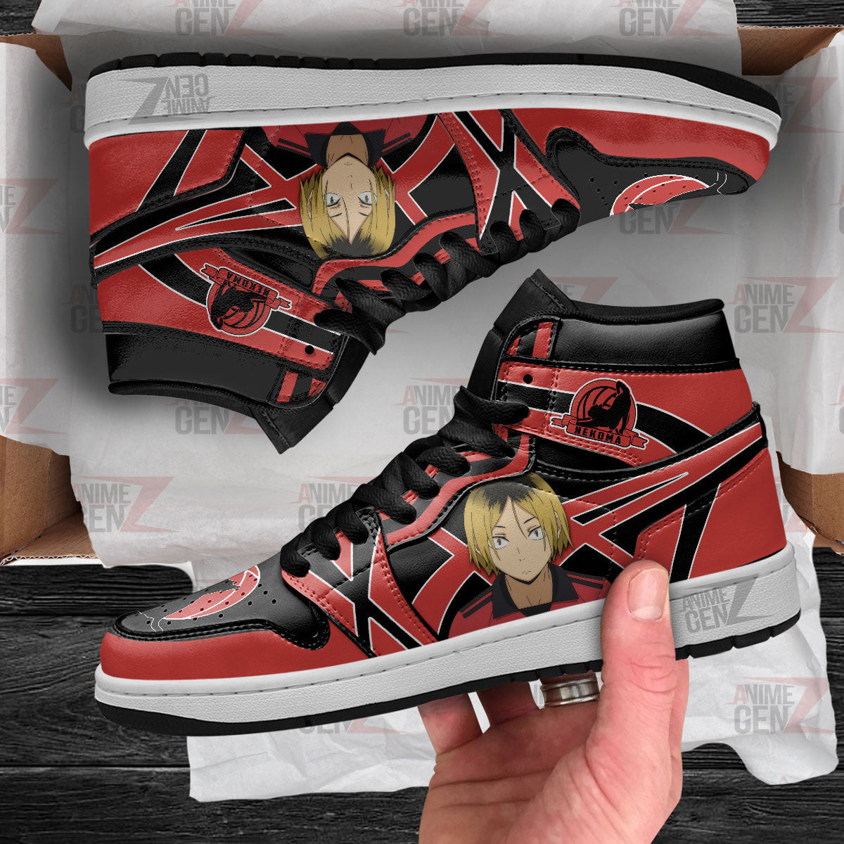Haikyuu Kenma Kozume JD Sneakers Custom Anime Shoes