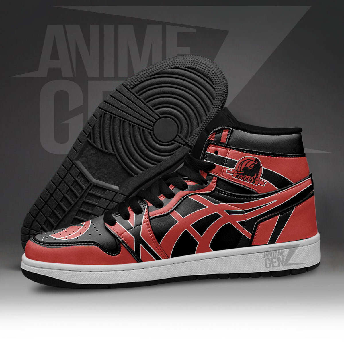 Haikyuu Nekoma Team JD Sneakers Custom Anime Shoes